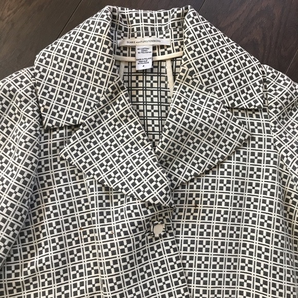 DVF Diane von Furstenberg printed coat - Picture 3 of 7